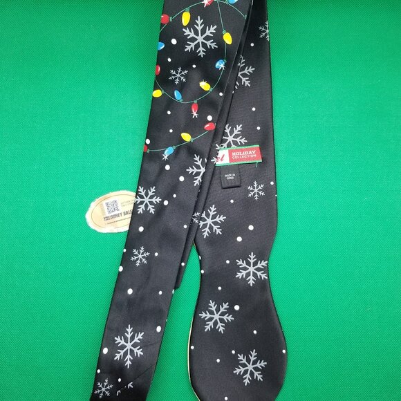 Noel Collection Rudolph The Red Nosed Reindeer Neck Tie Holiday Christmas - EUC - Picture 2 of 3